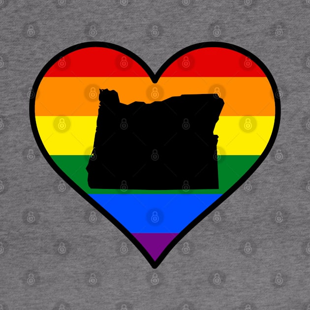 Oregon Pride Heart by fearcity